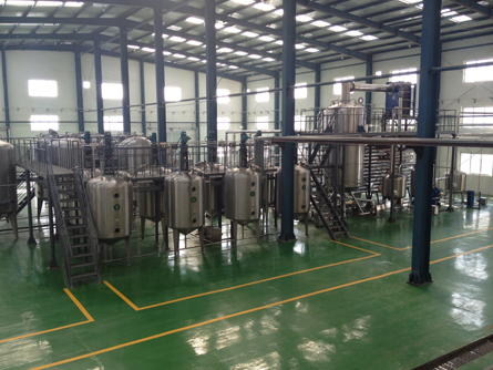 金百特經(jīng)典案例河南盛德濃縮及灌裝設備提取及蒸脫設備